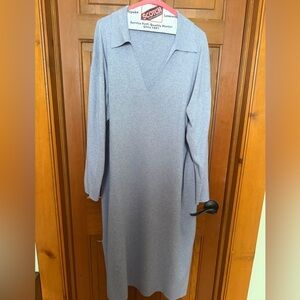 J. Crew Long Sleeve V-Neck Sweater Dress